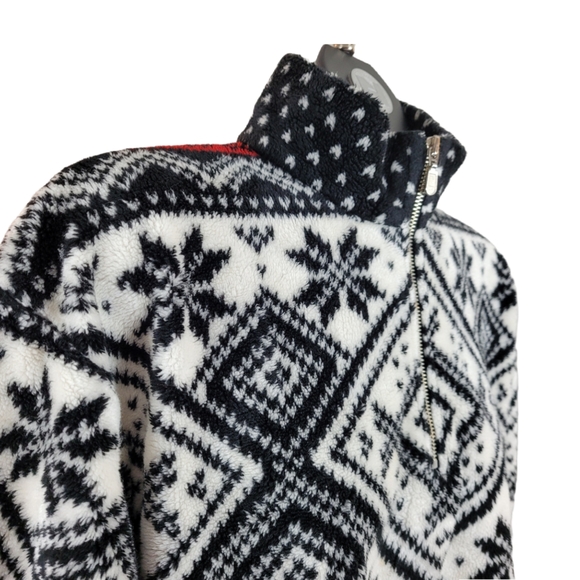 WILLISMITH Sweater Black White Pull Over Winter Size Large - Picture 5 of 7